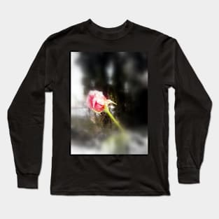 rosebud in the snow Long Sleeve T-Shirt